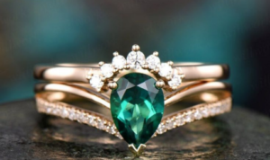 Emerald cut diamond ring's by Lily Arkwright